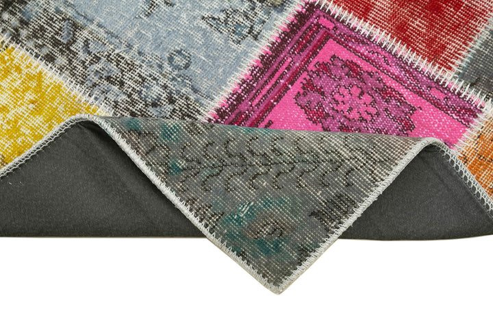 3x10 Multicolor Patchwork Runner Rug - 37733