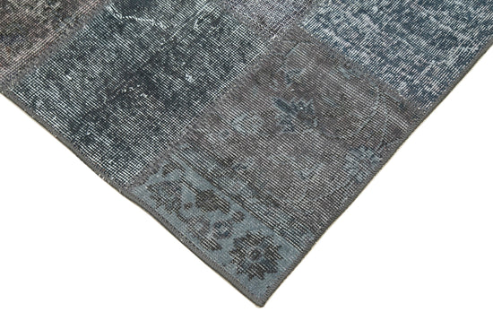 3x10 Grey Patchwork Runner Rug - 37740