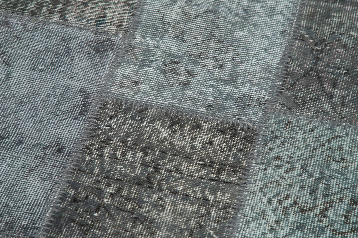 3x10 Grey Patchwork Runner Rug - 37740