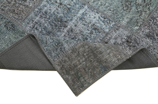 3x10 Grey Patchwork Runner Rug - 37742
