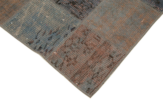 3x10 Grey Patchwork Runner Rug - 37745