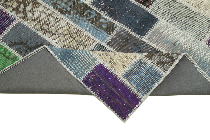 3x10 Multicolor Patchwork Runner Rug - 37746