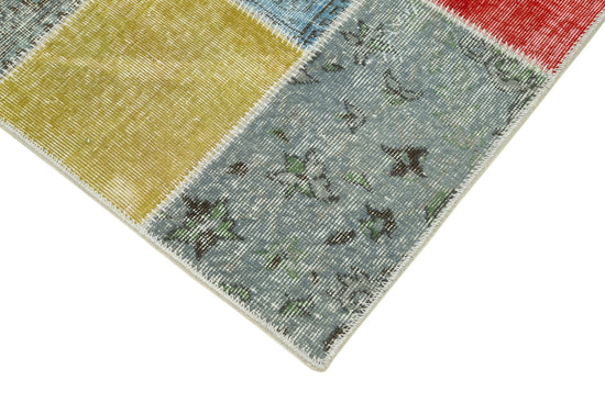 3x10 Multicolor Patchwork Runner Rug - 37748