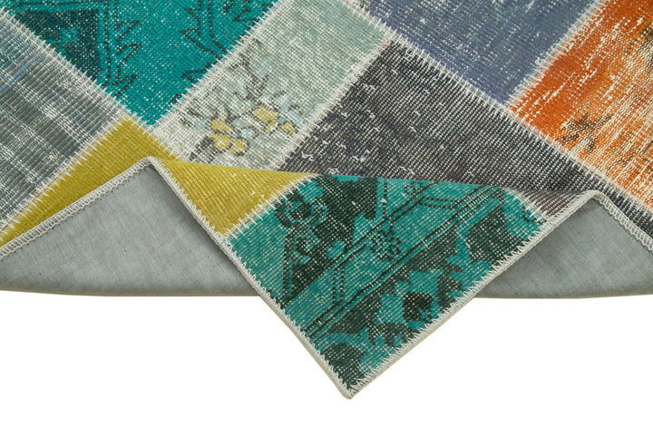 3x10 Multicolor Patchwork Runner Rug - 37748