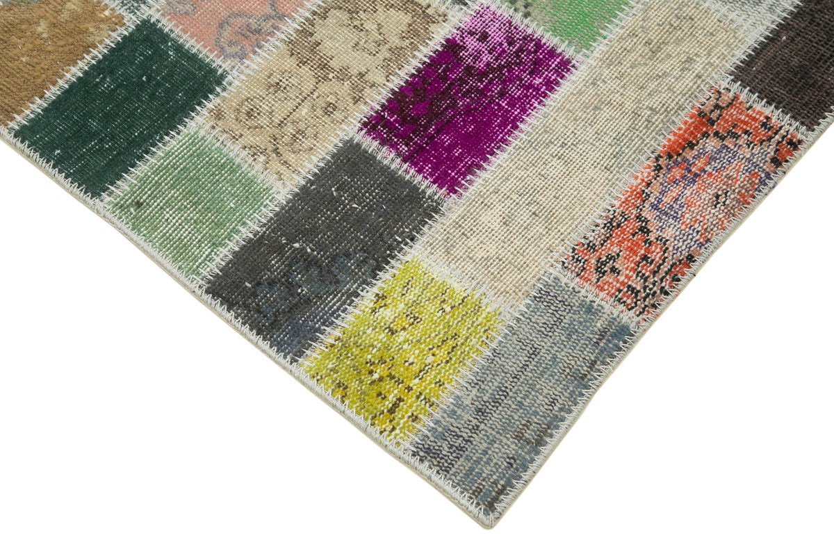 3x10 Multicolor Patchwork Runner Rug - 37752