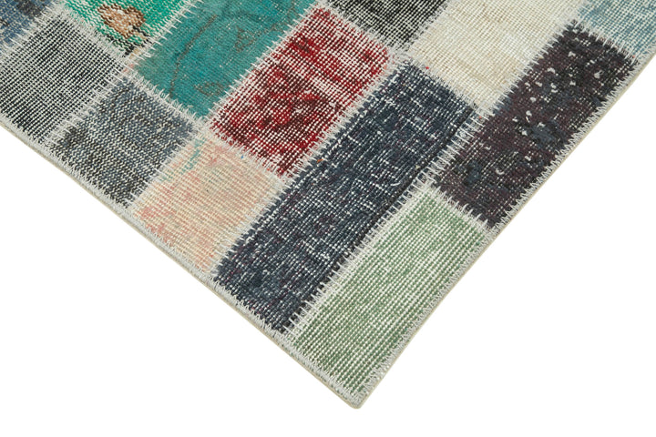 3x10 Multicolor Patchwork Runner Rug - 37755