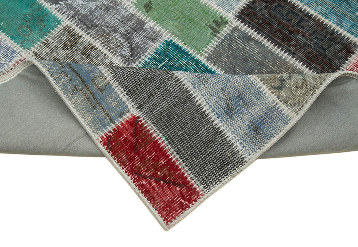 3x10 Multicolor Patchwork Runner Rug - 37755