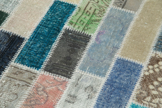3x10 Multicolor Patchwork Runner Rug - 37759