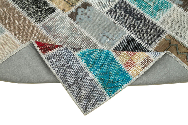 3x10 Multicolor Patchwork Runner Rug - 37759