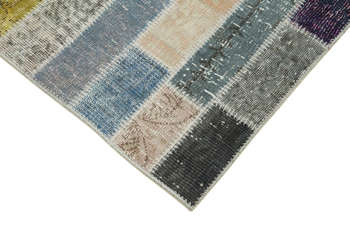 3x11 Multicolor Patchwork Runner Rug - 37761