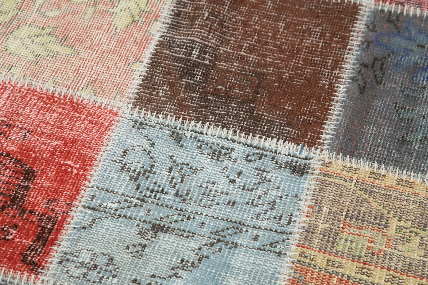 3x10 Multicolor Patchwork Runner Rug - 37767