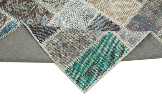 3x10 Multicolor Patchwork Runner Rug - 37773