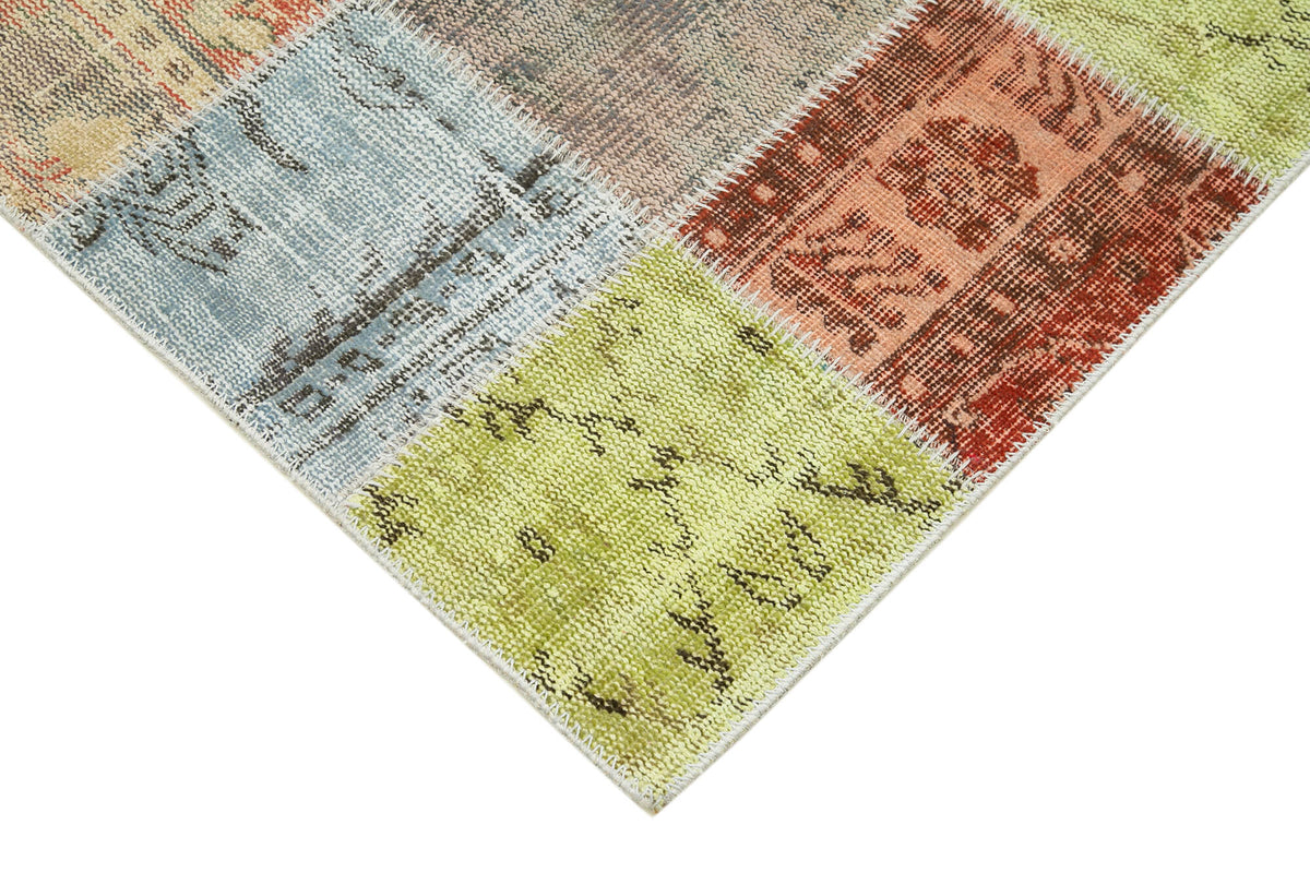 3x10 Multicolor Patchwork Runner Rug - 37779