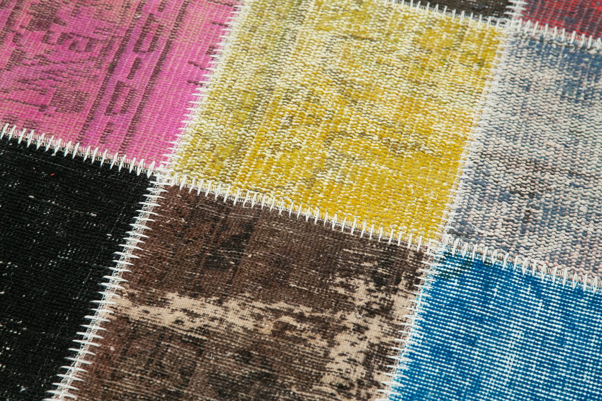 3x10 Multicolor Patchwork Runner Rug - 37780