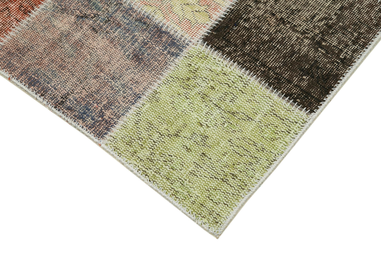 3x10 Multicolor Patchwork Runner Rug - 37781