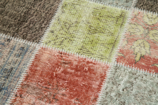 3x10 Multicolor Patchwork Runner Rug - 37781