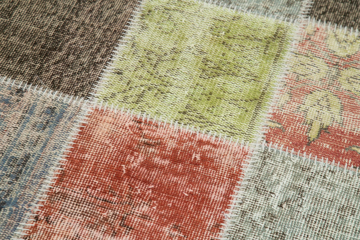 3x10 Multicolor Patchwork Runner Rug - 37781