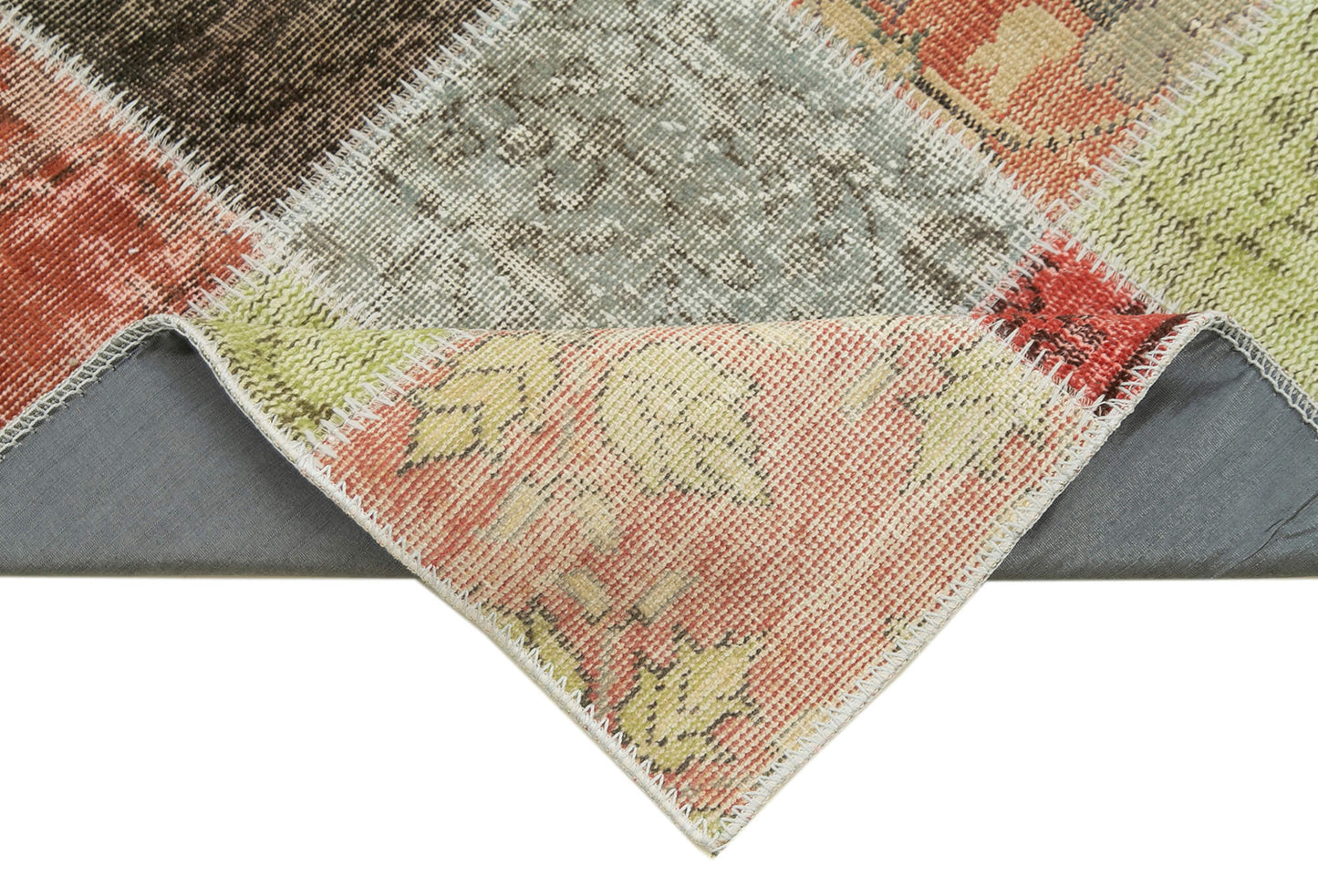 3x10 Multicolor Patchwork Runner Rug - 37781