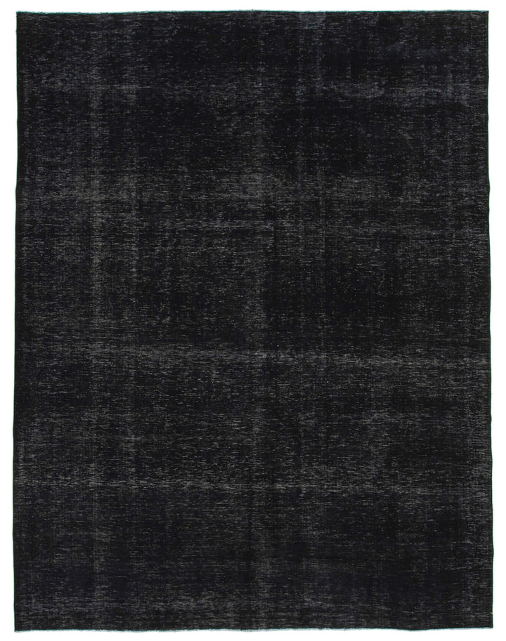 10x13 Black Overdyed Large Area Rug - 37789