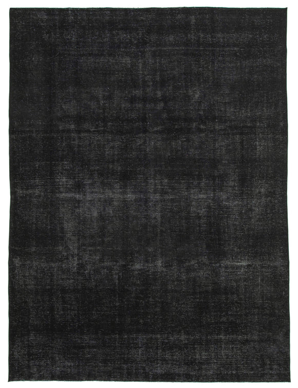 10x13 Black Overdyed Large Area Rug - 37795