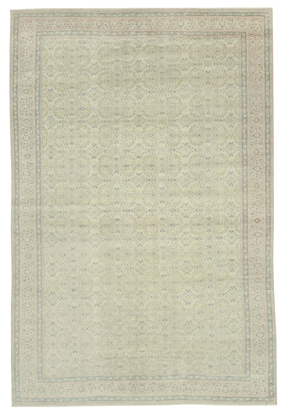 6x10 Beige Vintage Rug - 37854