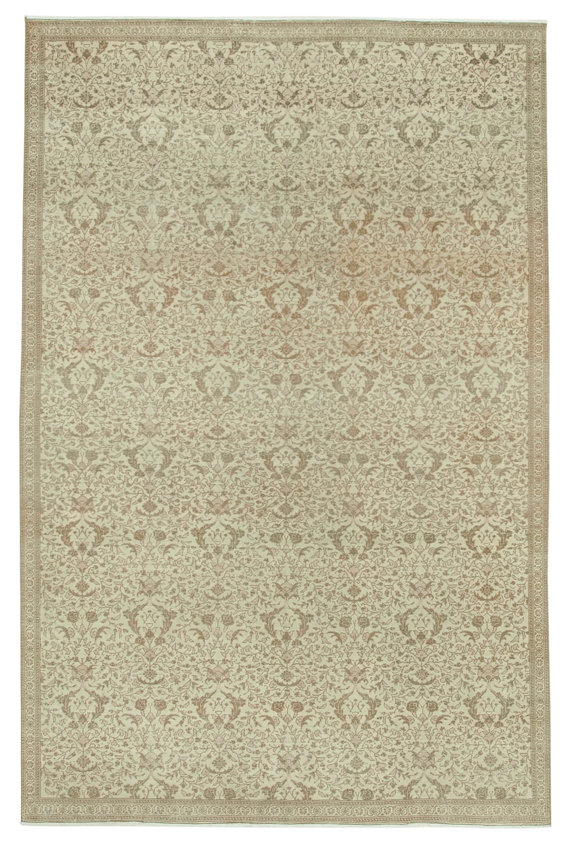 6x9 Beige Vintage Rug - 37862