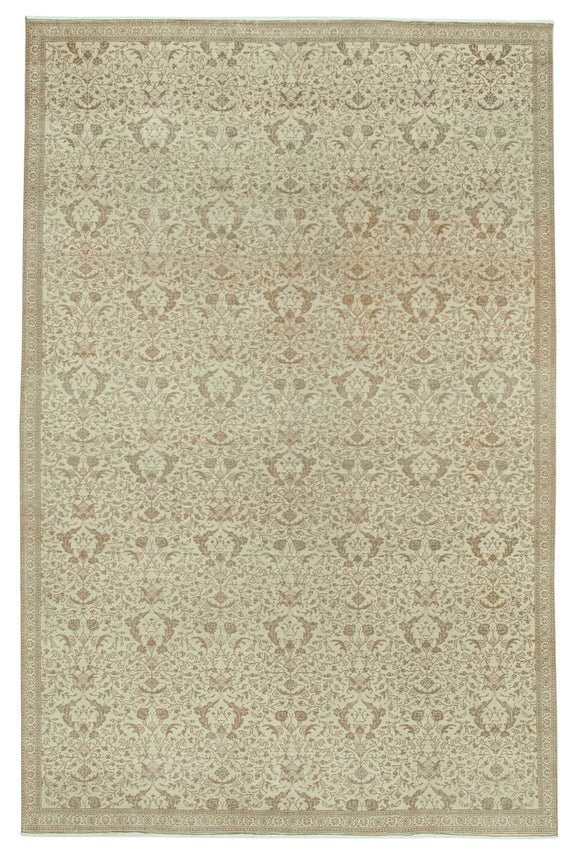 6x9 Beige Vintage Rug - 37862