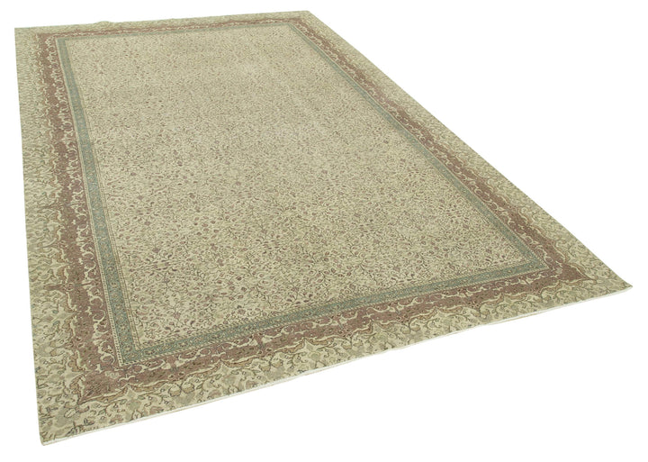 6x10 Beige Vintage Rug - 37864