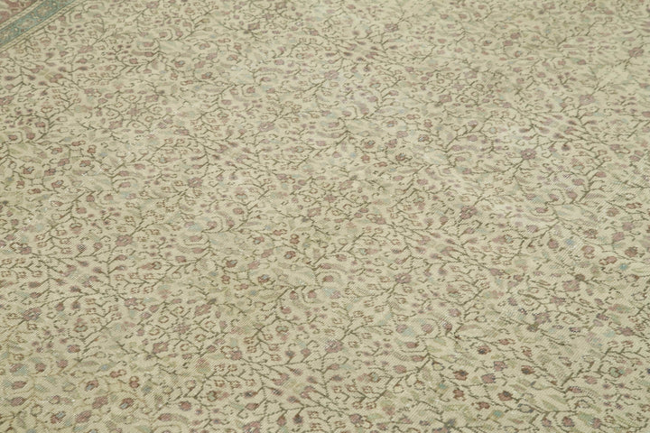6x10 Beige Vintage Rug - 37864