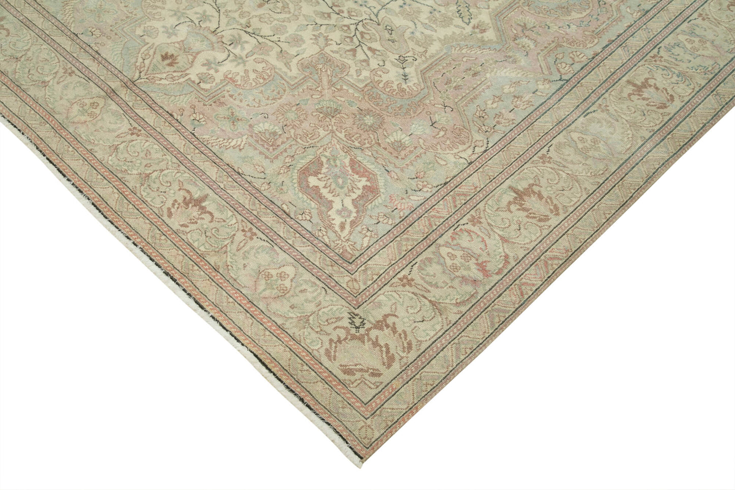 6x10 Beige Vintage Rug - 37867