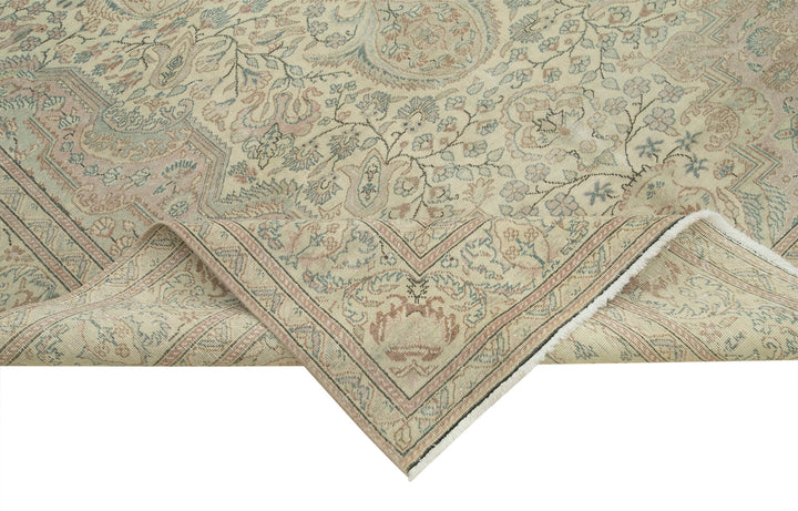 6x10 Beige Vintage Rug - 37867