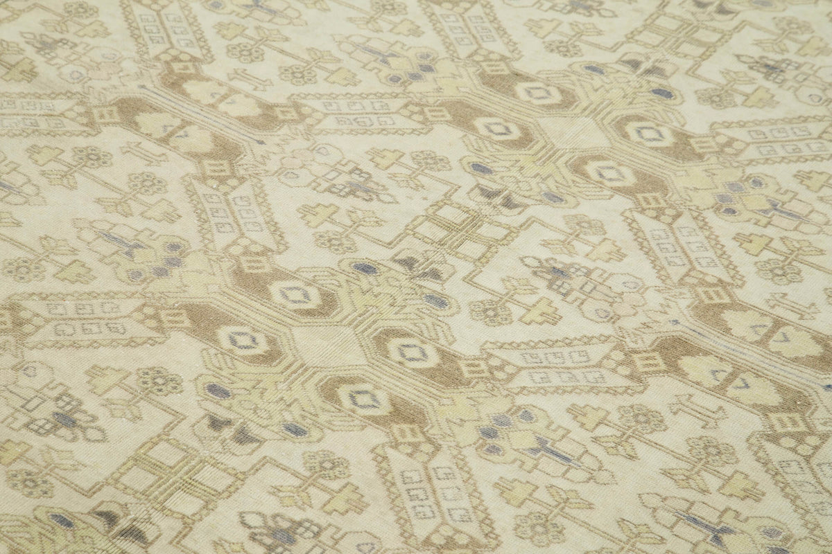 6x10 Beige Vintage Rug - 37868