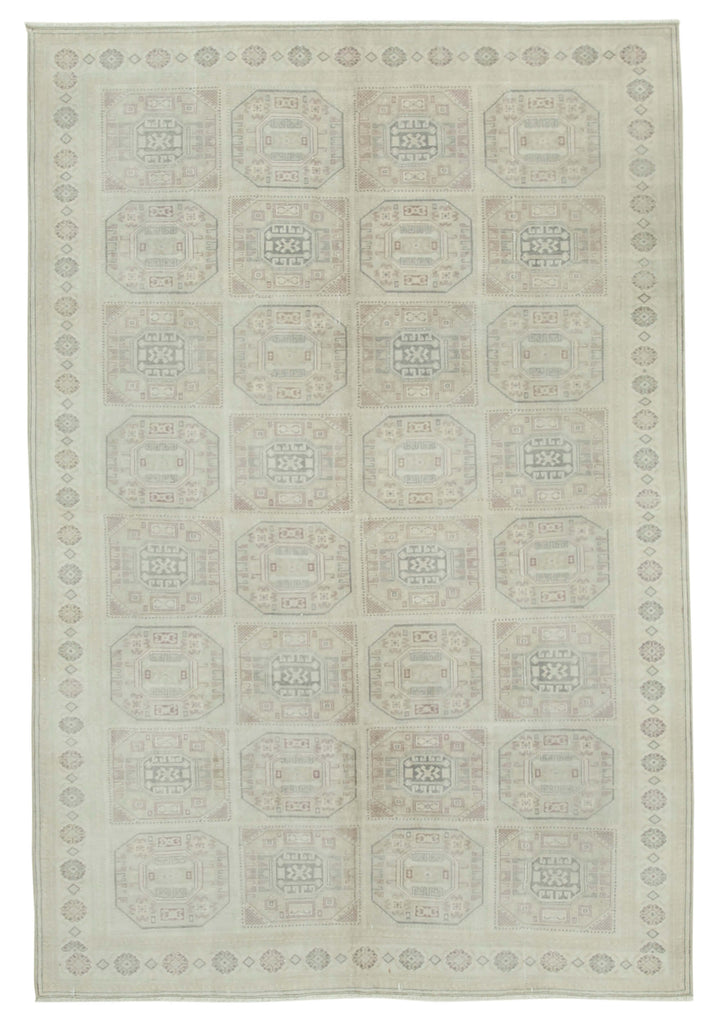 6x9 Beige Vintage Rug - 37873
