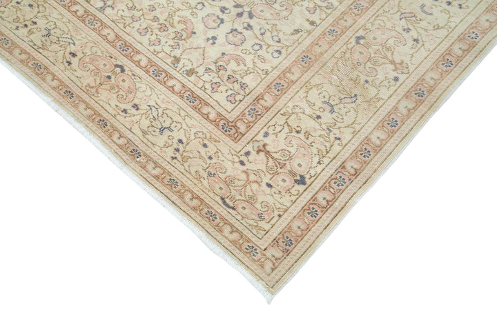 7x10 Beige Vintage Rug - 37914