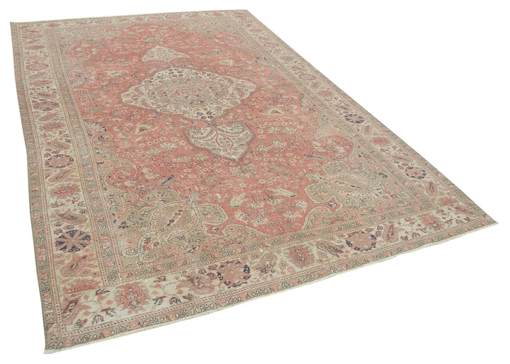 6x9 Beige Vintage Rug - 37918