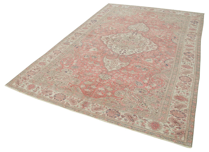 6x9 Beige Vintage Rug - 37918