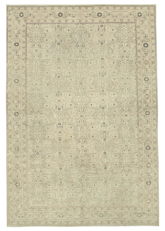 6x9 Beige Vintage Rug - 37919