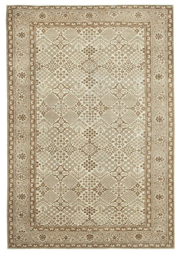 5x7 Beige Vintage Rug - 37924