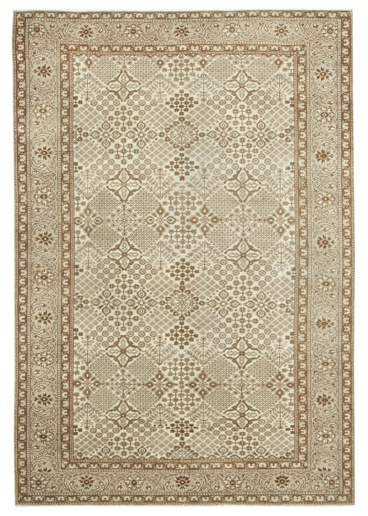 5x7 Beige Vintage Rug - 37924