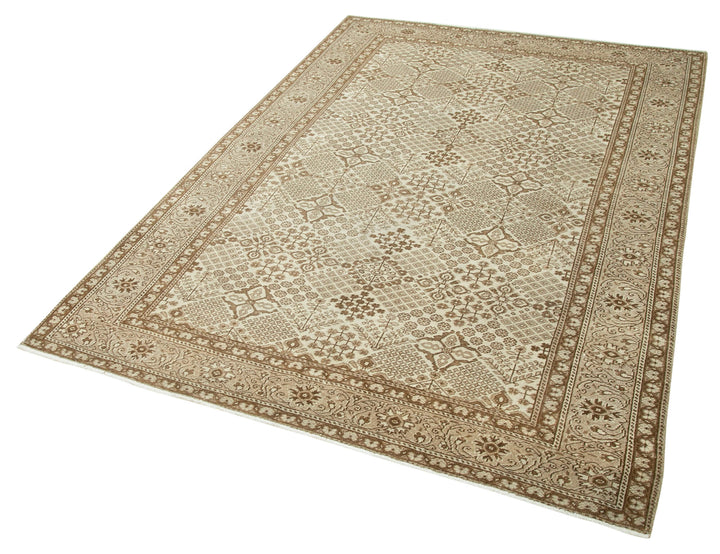 5x7 Beige Vintage Rug - 37924