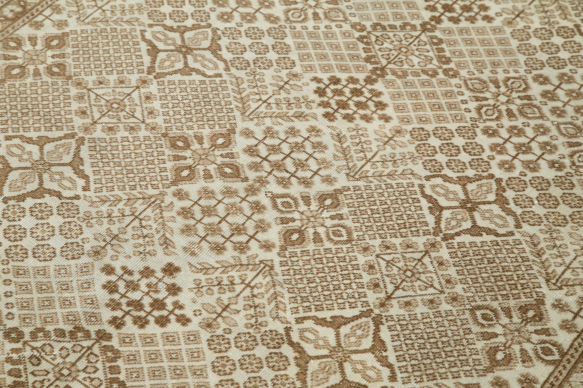 5x7 Beige Vintage Rug - 37924