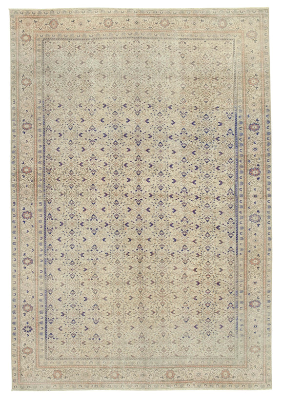 6x9 Beige Vintage Rug - 37925