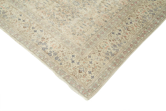 7x9 Beige Vintage Rug - 37926