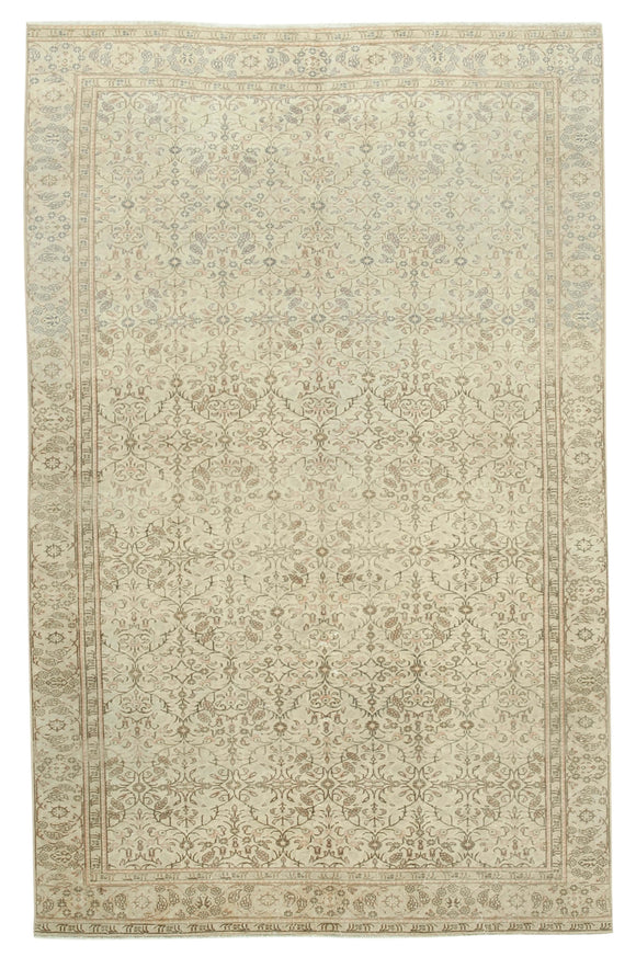 6x9 Beige Vintage Rug - 37930