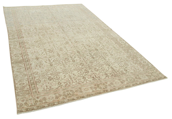 6x9 Beige Vintage Rug - 37930