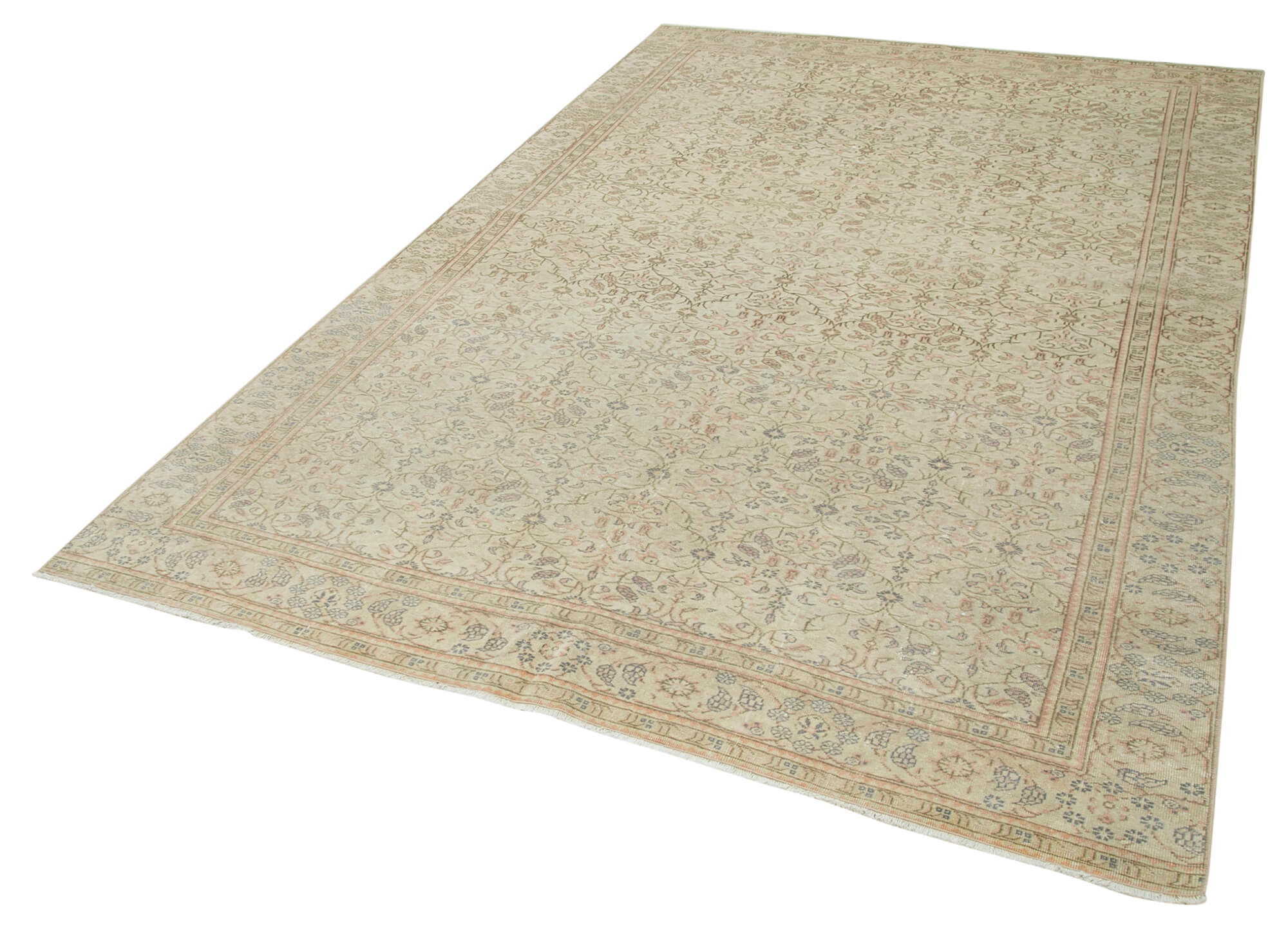 6x9 Beige Vintage Rug - 37930