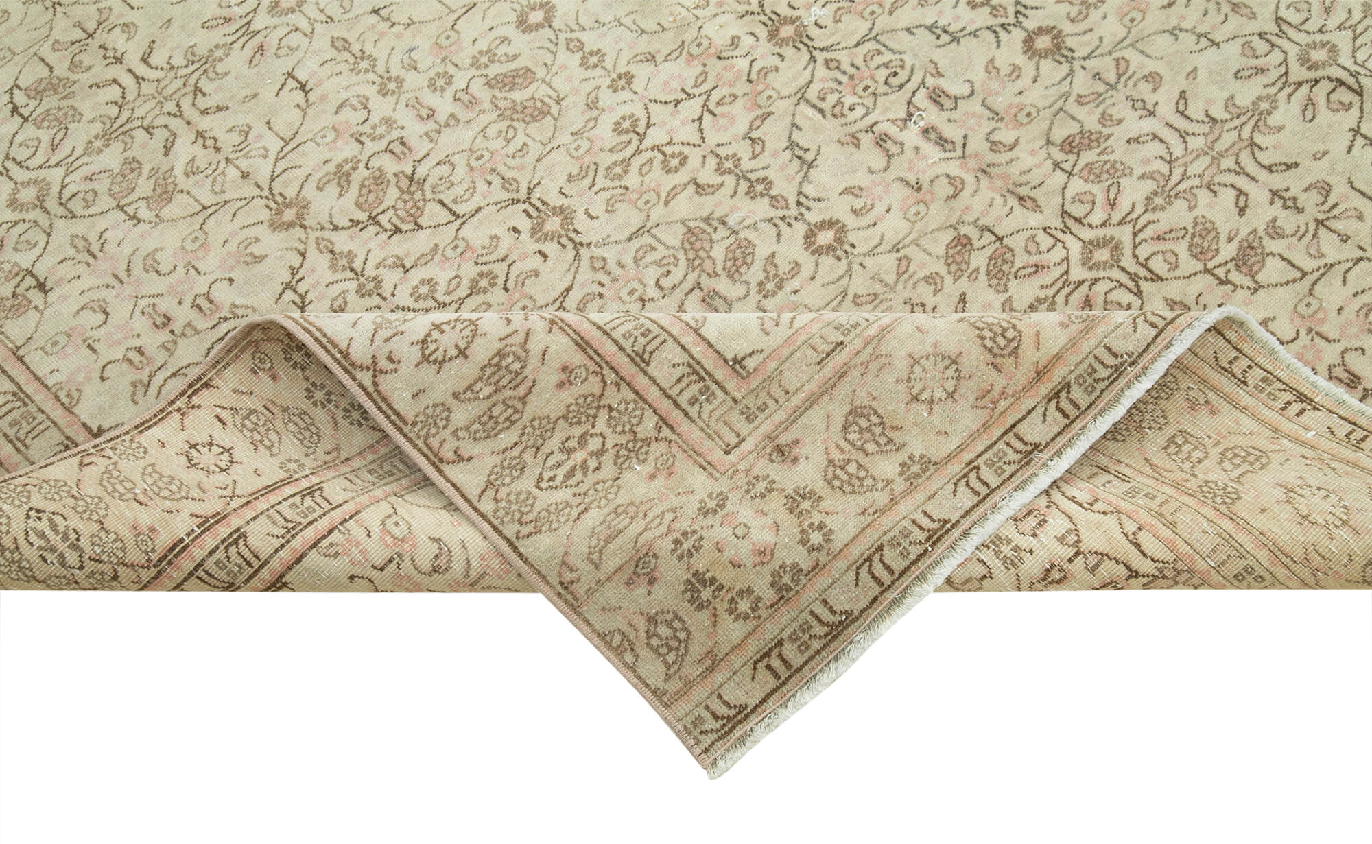 6x9 Beige Vintage Rug - 37930