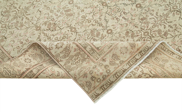 6x9 Beige Vintage Rug - 37930