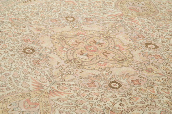 7x10 Beige Vintage Rug - 37931