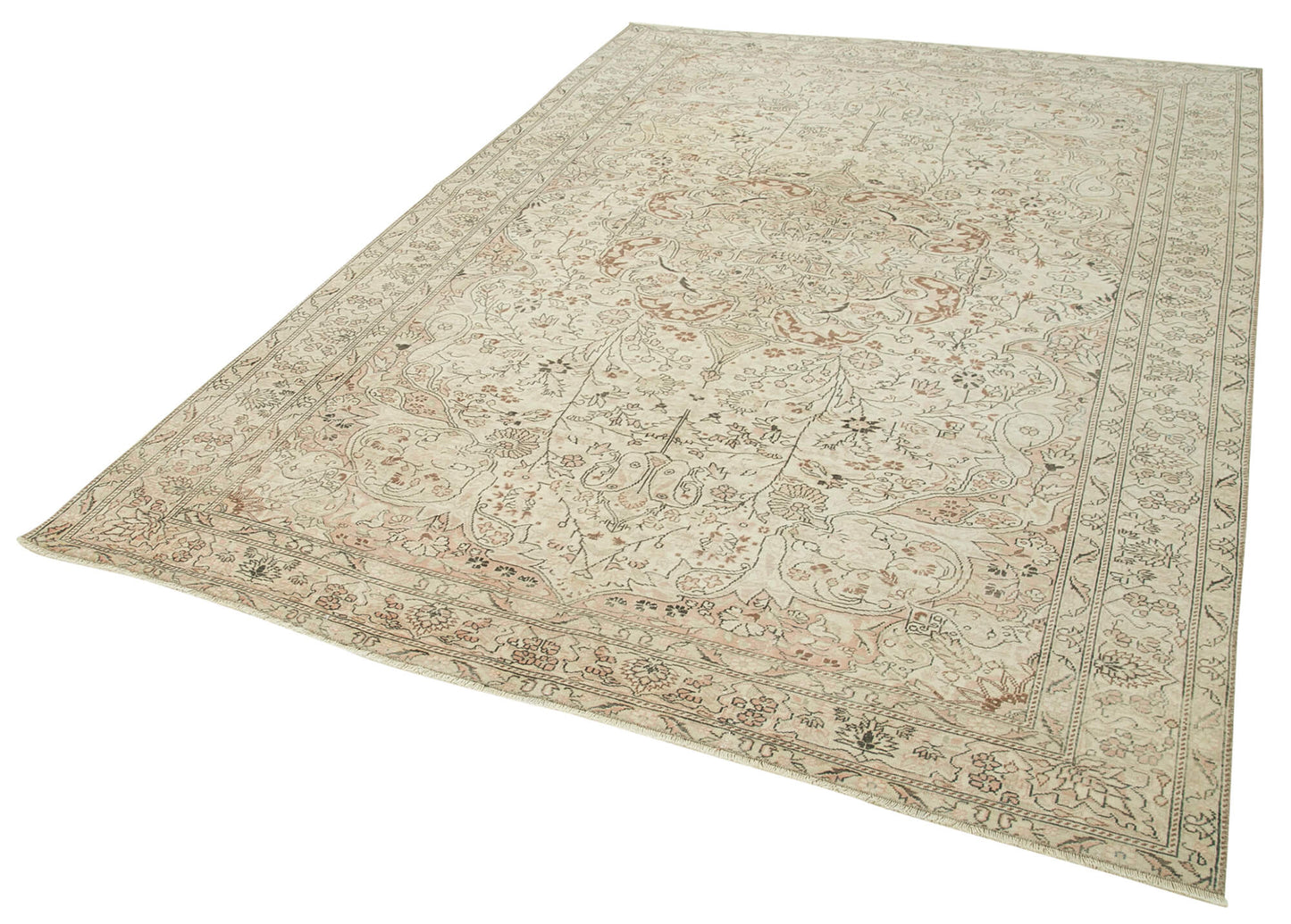 6x9 Beige Vintage Rug - 37933
